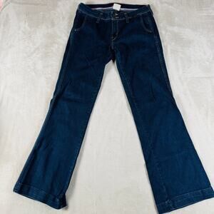 Vintage Levi's 545 Women 10 Medium Blue Low Rise Bootcut Dark Wash Stretch Denim